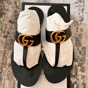 GG Marmont Thong Sandals